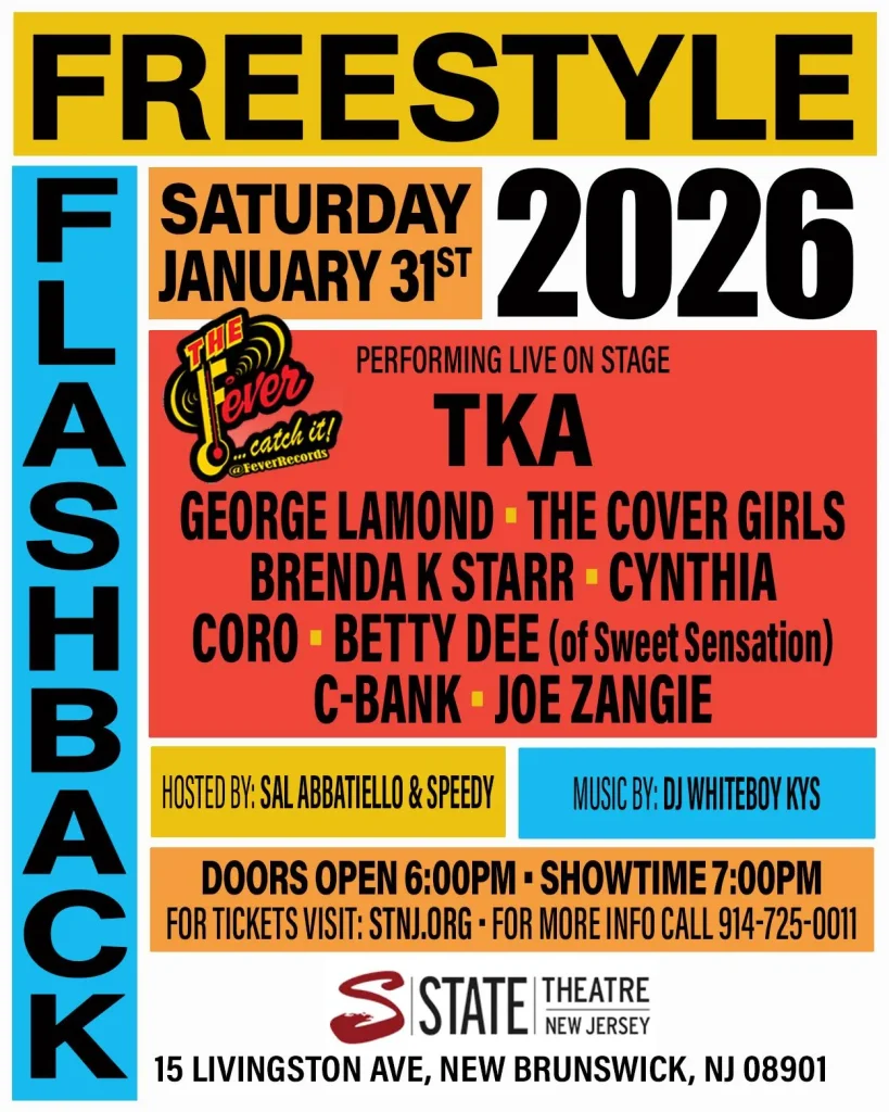 State Theatre NJ Freestyle Flashback 2026